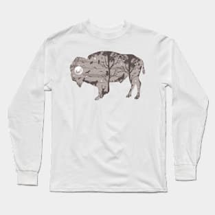 Buffalo Night Long Sleeve T-Shirt